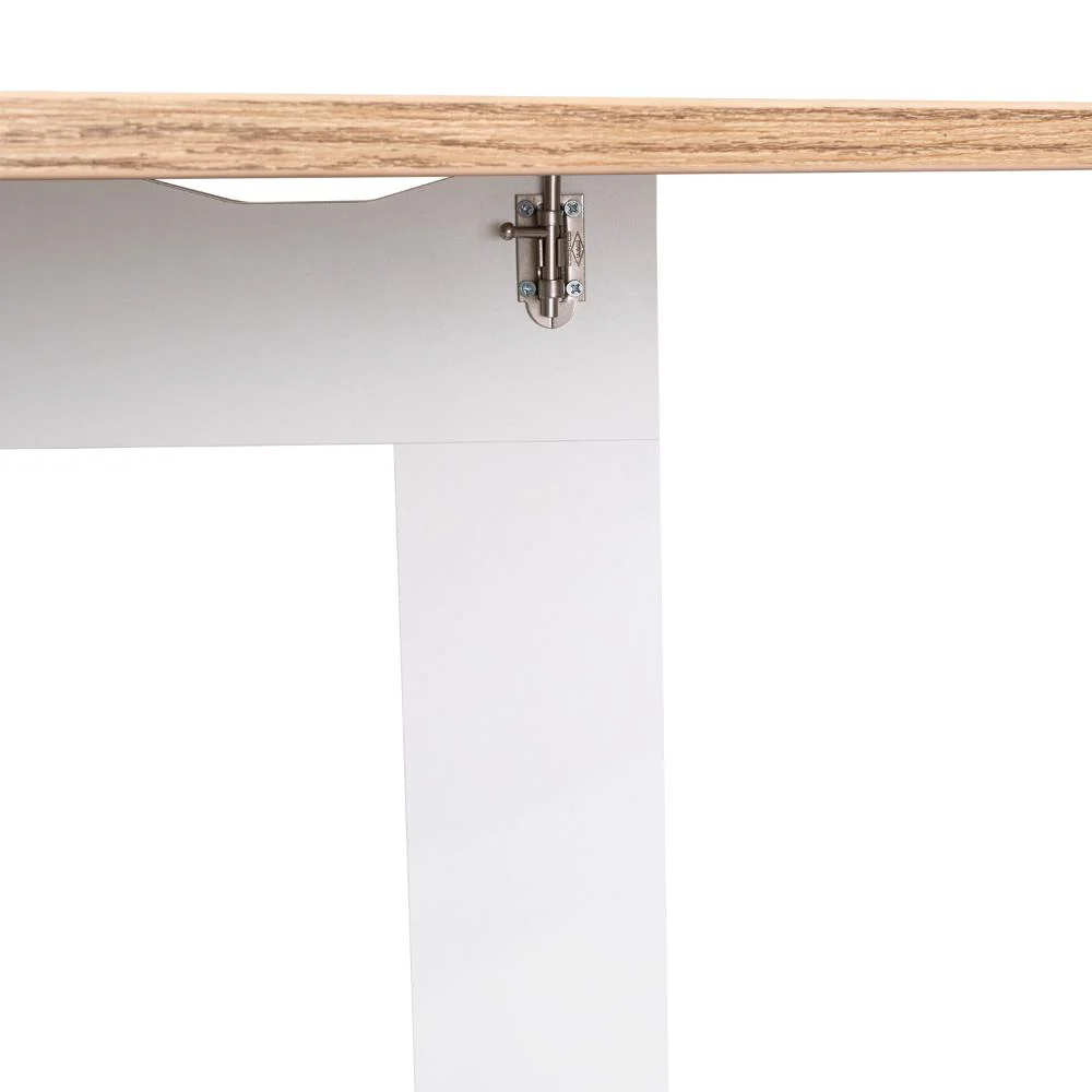 MESA AUXILIAR GALETY, BLANCO Y MACADAMIA, CON CAPACIDAD PARA SEIS PUESTOS ZF - Image 12