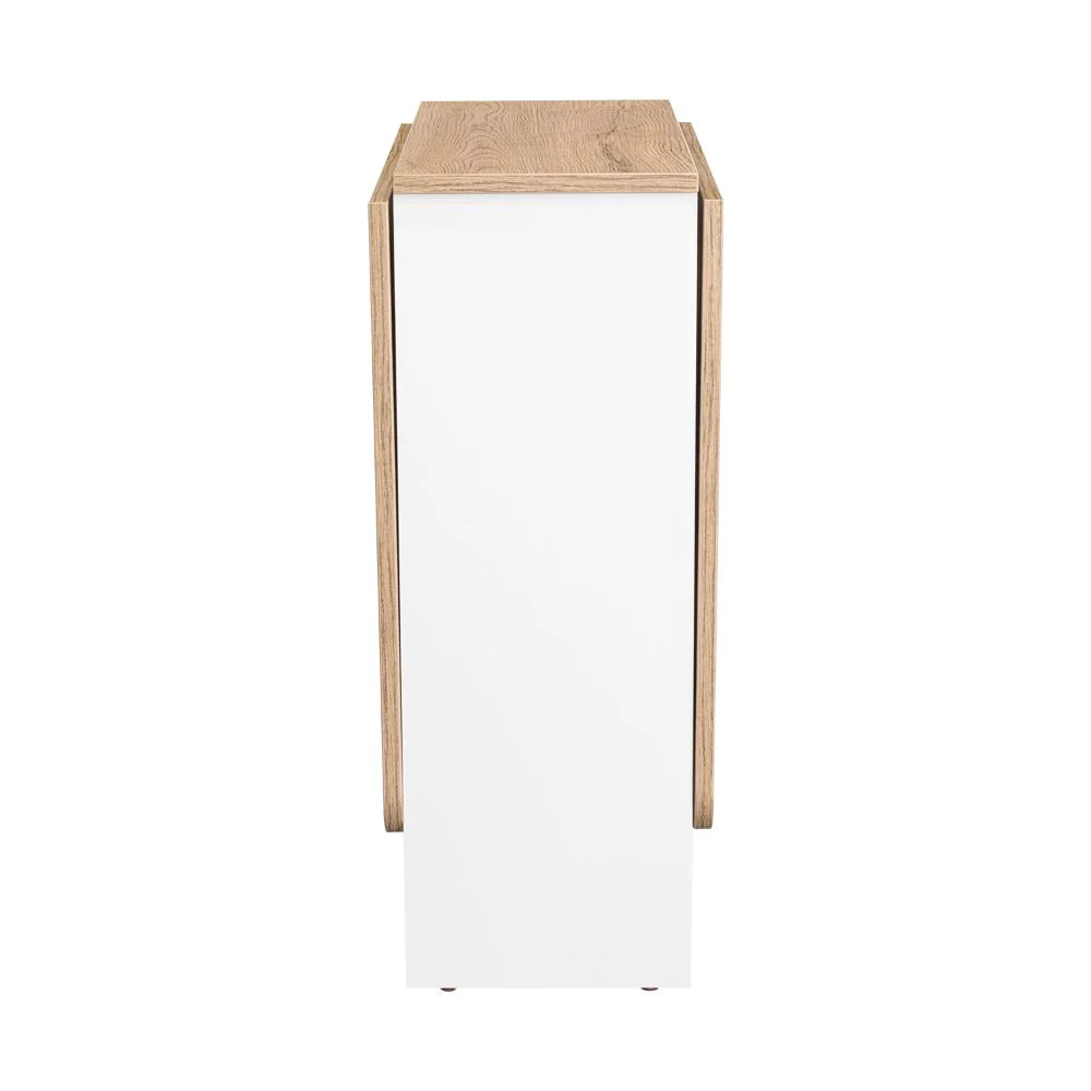 MESA AUXILIAR GALETY, BLANCO Y MACADAMIA, CON CAPACIDAD PARA SEIS PUESTOS ZF - Image 9