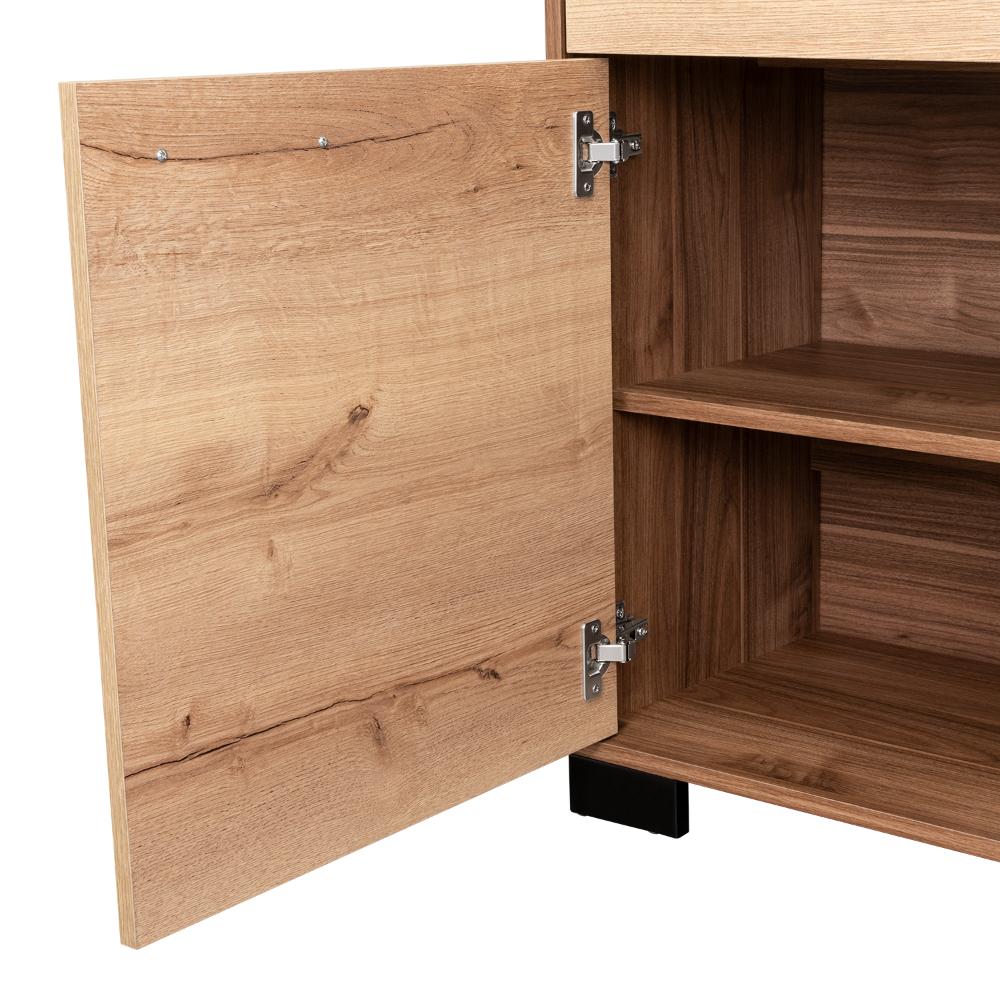 MESA AUXILIAR MARSELLA, CASTAÑO, CON CAJÓN CON RIEL EXTENSIÓN TOTAL Y UNA PUERTA BATIENTE - Image 13