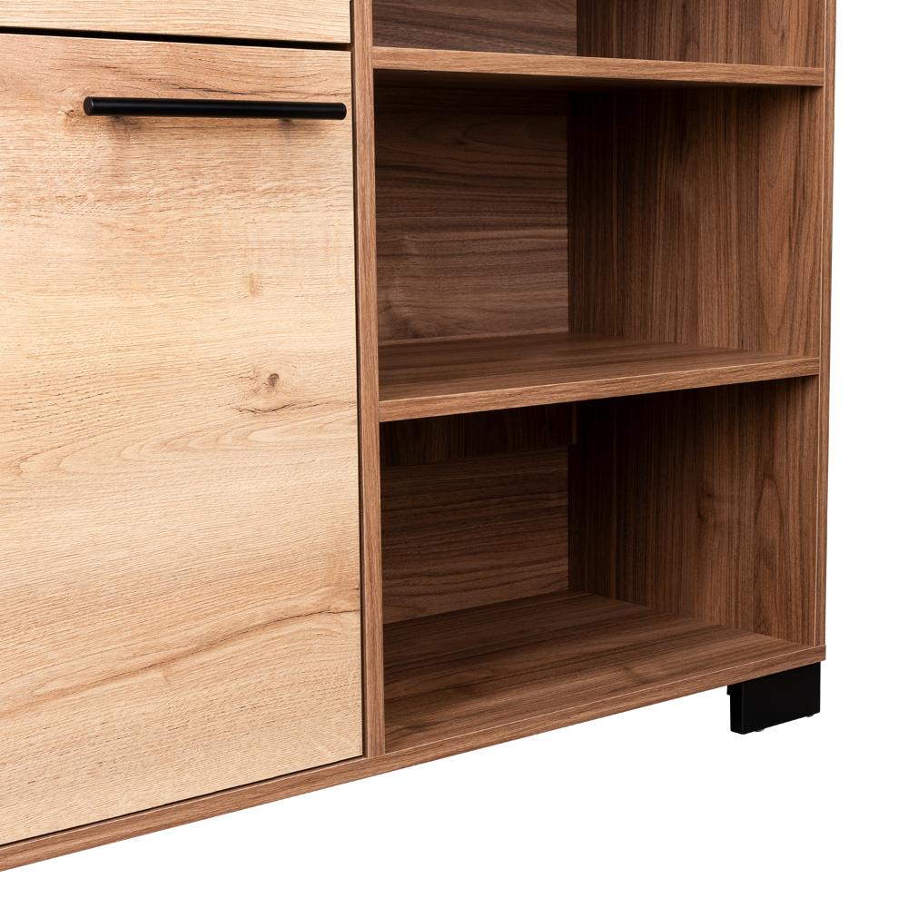 MESA AUXILIAR MARSELLA, CASTAÑO, CON CAJÓN CON RIEL EXTENSIÓN TOTAL Y UNA PUERTA BATIENTE - Image 14