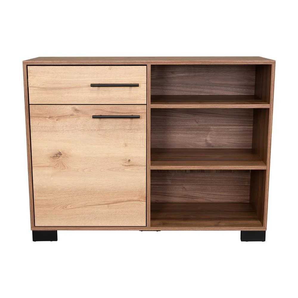 MESA AUXILIAR MARSELLA, CASTAÑO, CON CAJÓN CON RIEL EXTENSIÓN TOTAL Y UNA PUERTA BATIENTE - Image 9