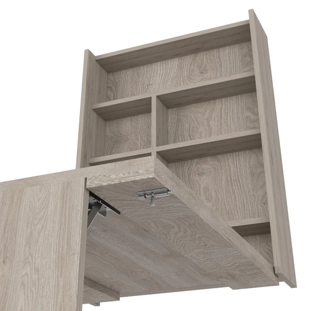 MESA AUXILIAR VETTA, HUMO, PARA EMPOTRAR A LA PARED Y AMPLIA SUPERFICIE ZF - Image 8