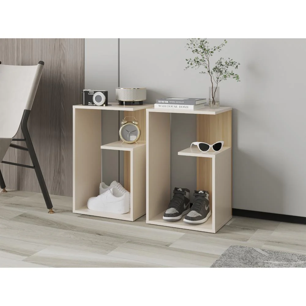 Mesa de Centro Adel, Capri y Fresno Europeo, con diseño moderno y espacio para ubicar objetos ZF - Image 7