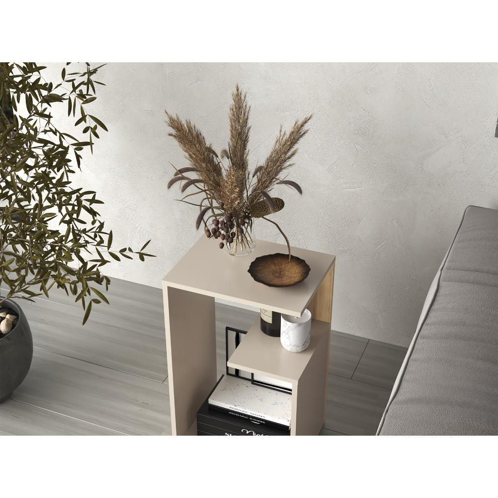 Mesa de Centro Adel, Capri y Fresno Europeo, con diseño moderno y espacio para ubicar objetos ZF - Image 8