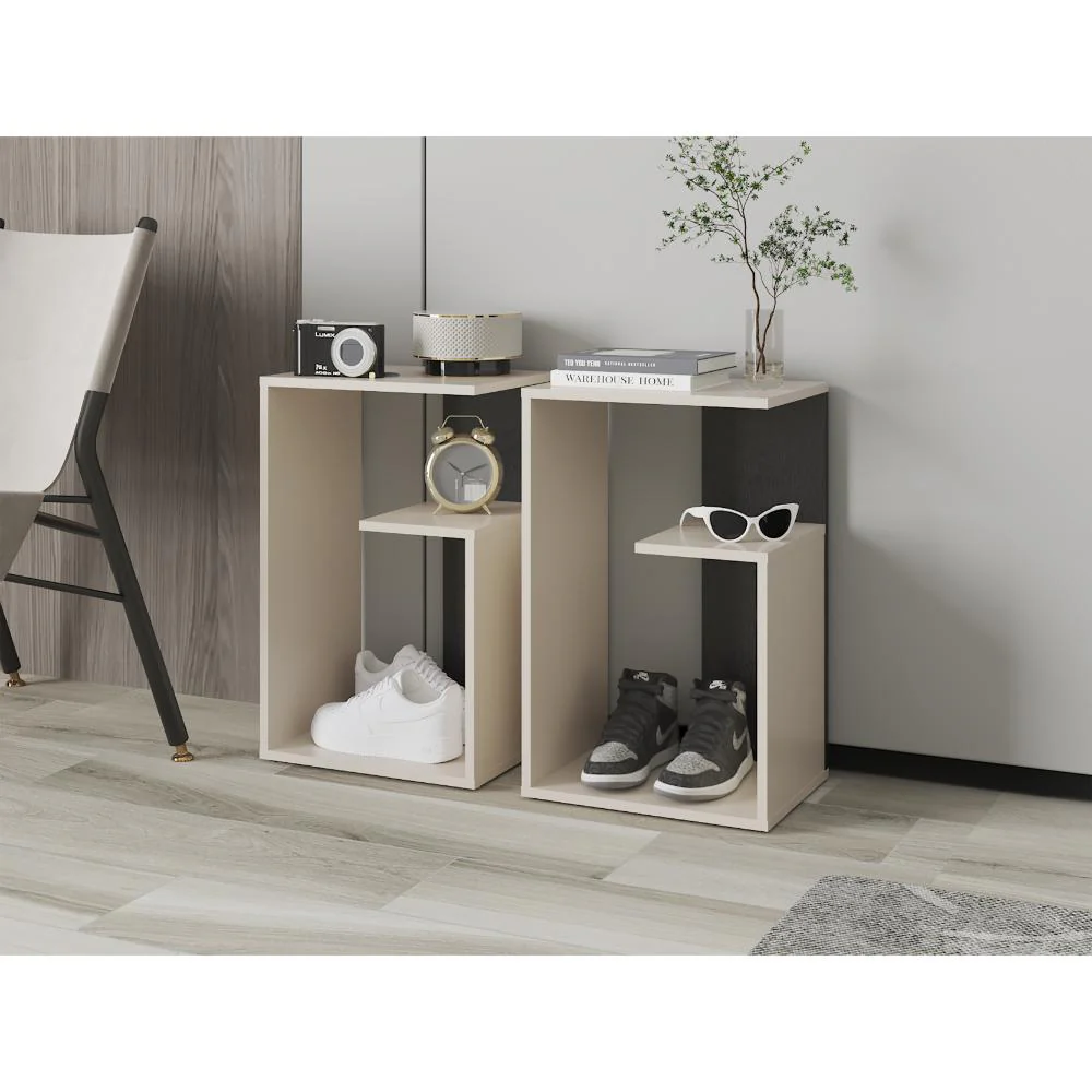 Mesa de Centro Adel, Capri y Wengue, con diseño moderno y espacio para ubicar objetos ZF - Image 9