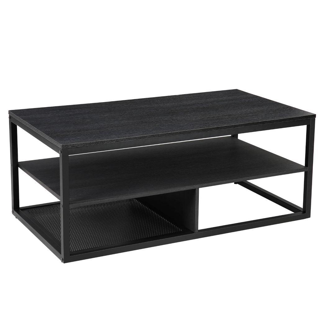 MESA DE CENTRO DESTY, WENGUE, CON DOS ENTREPAÑOS - Image 4