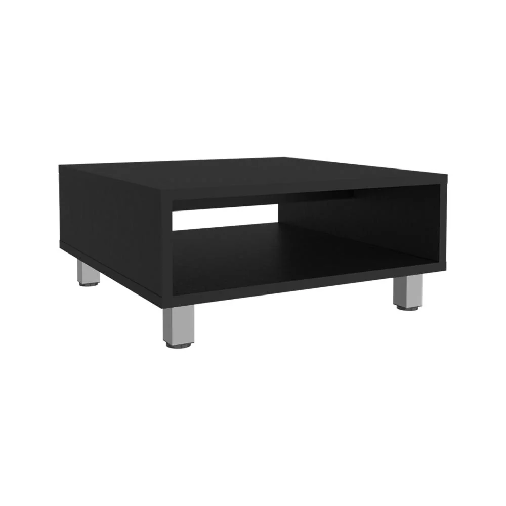 MESA DE CENTRO PITY, WENGUE, CON PATAS EN ACERO CROMADO ZF - Image 4