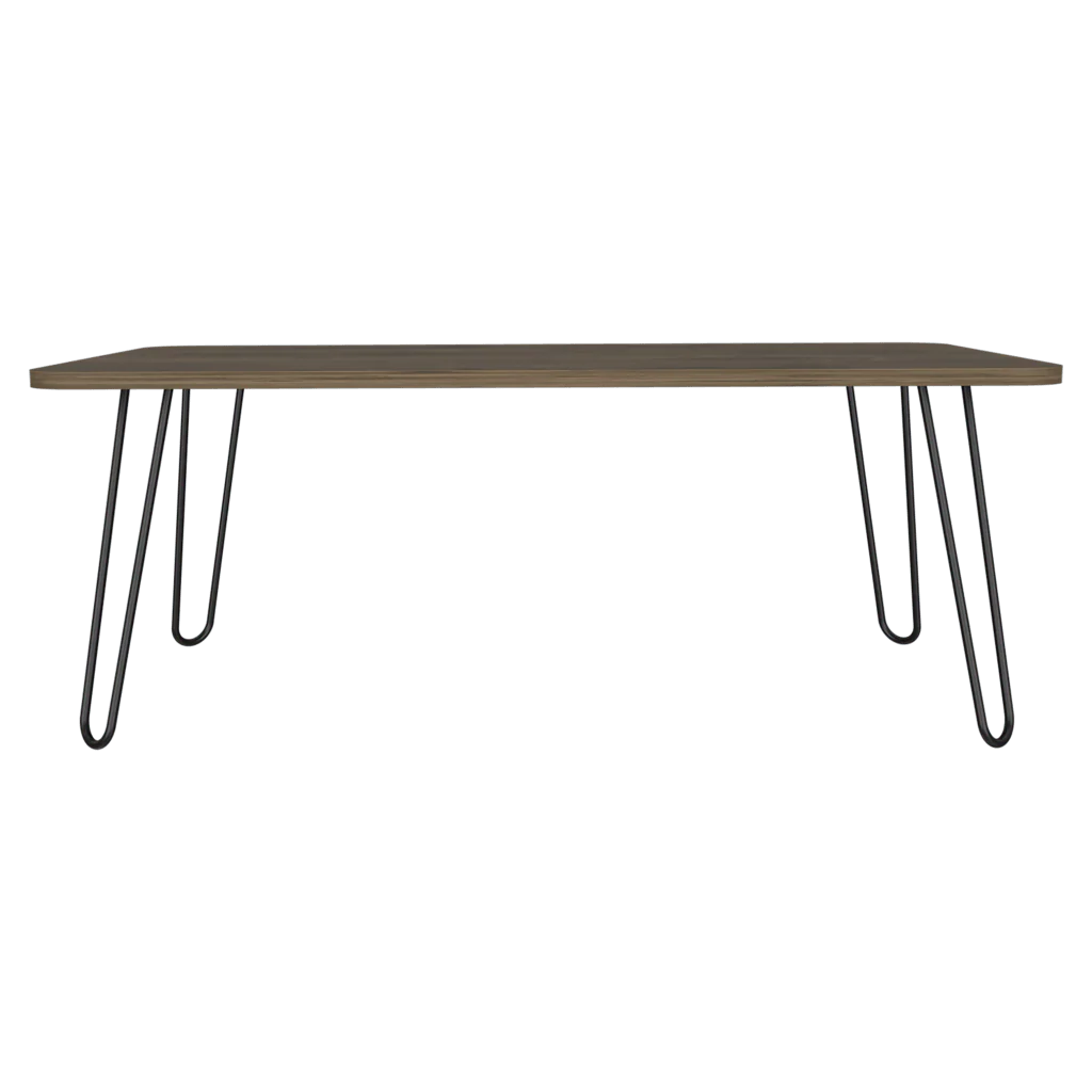 MESA DE CENTRO RONY, NOGAL, IDEAL PARA CUATRO PUESTOS - Image 5