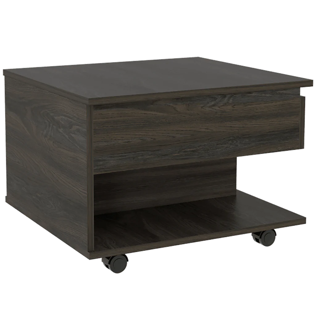 MESA DE CENTRO SALENTO, GRAFITO, CON ESPACIO EXTENSIBLE Y RODACHINAS DE FRENO ZF - Image 5