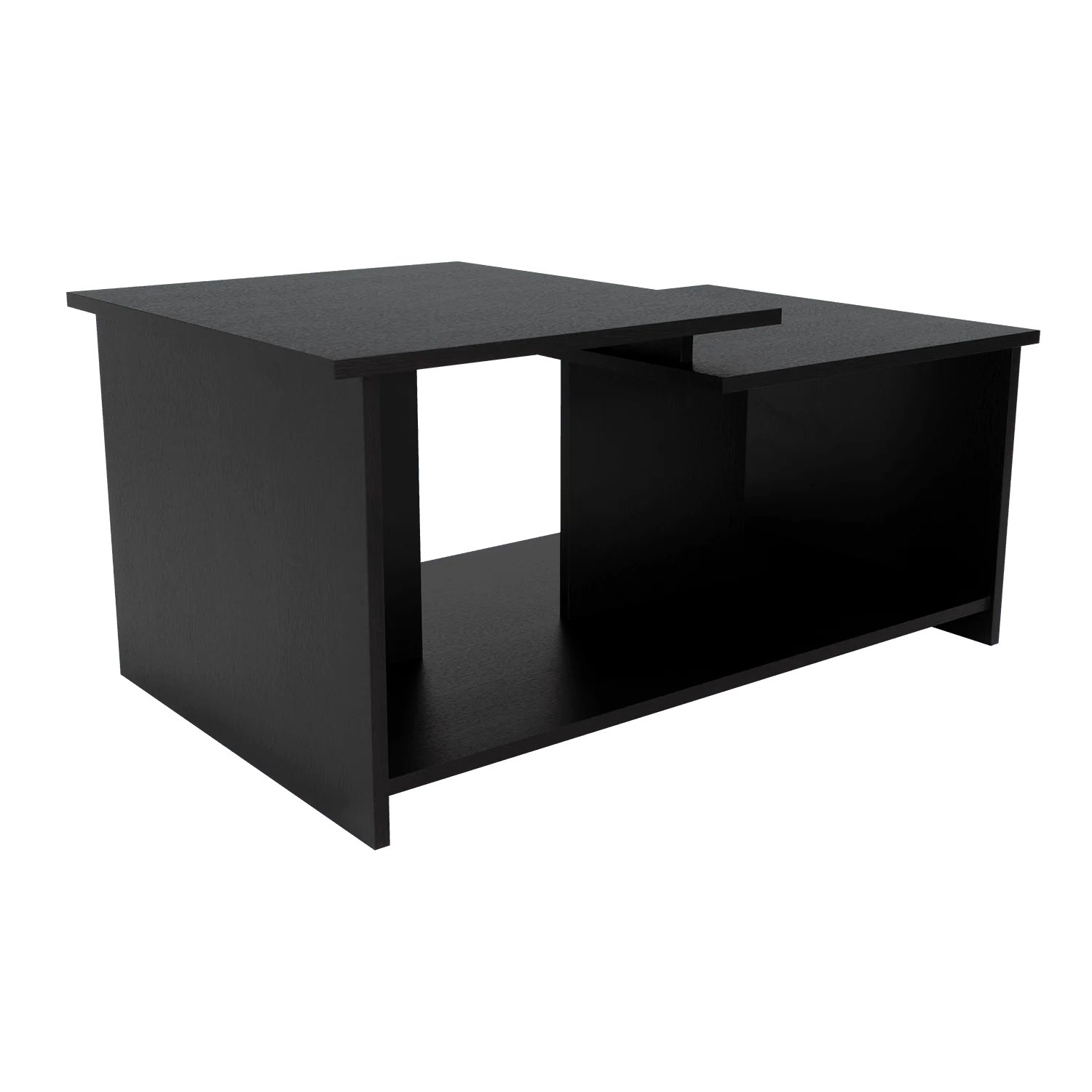 MESA DE CENTRO THINY, WENGUE, CON VARIEDAD DE ENTREPAÑOS - Image 6