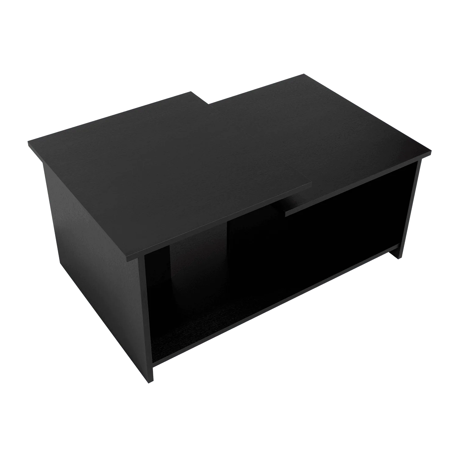 MESA DE CENTRO THINY, WENGUE, CON VARIEDAD DE ENTREPAÑOS - Image 9