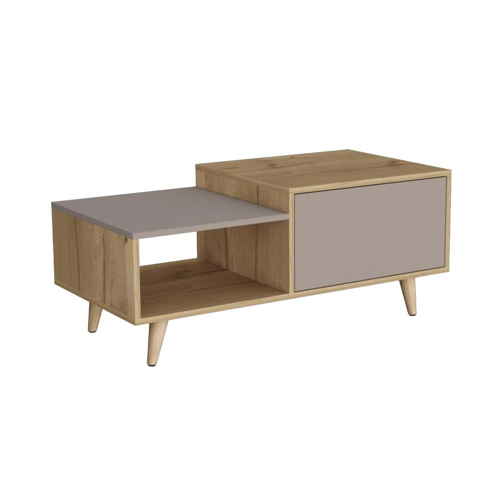 MESA DE CENTRO TRUENO, CAFÉ CLARO Y COCOA, CON AMPLIO ESPACIO IDEAL PARA UBICAR DECORACIONES - Image 11