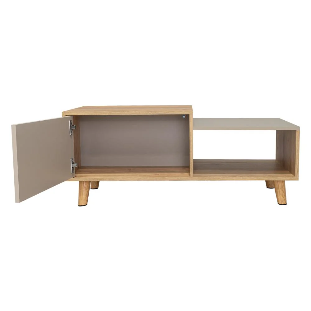 MESA DE CENTRO TRUENO, CAFÉ CLARO Y COCOA, CON AMPLIO ESPACIO IDEAL PARA UBICAR DECORACIONES - Image 12