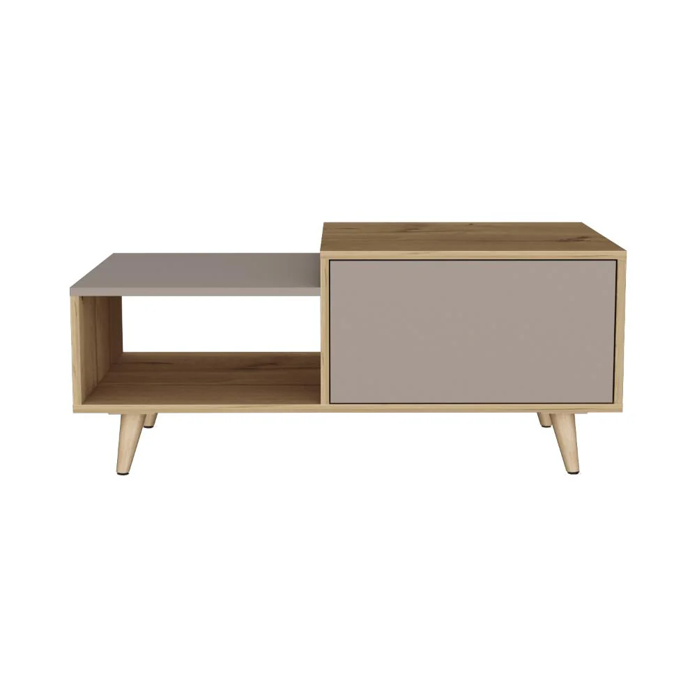 MESA DE CENTRO TRUENO, CAFÉ CLARO Y COCOA, CON AMPLIO ESPACIO IDEAL PARA UBICAR DECORACIONES - Image 14
