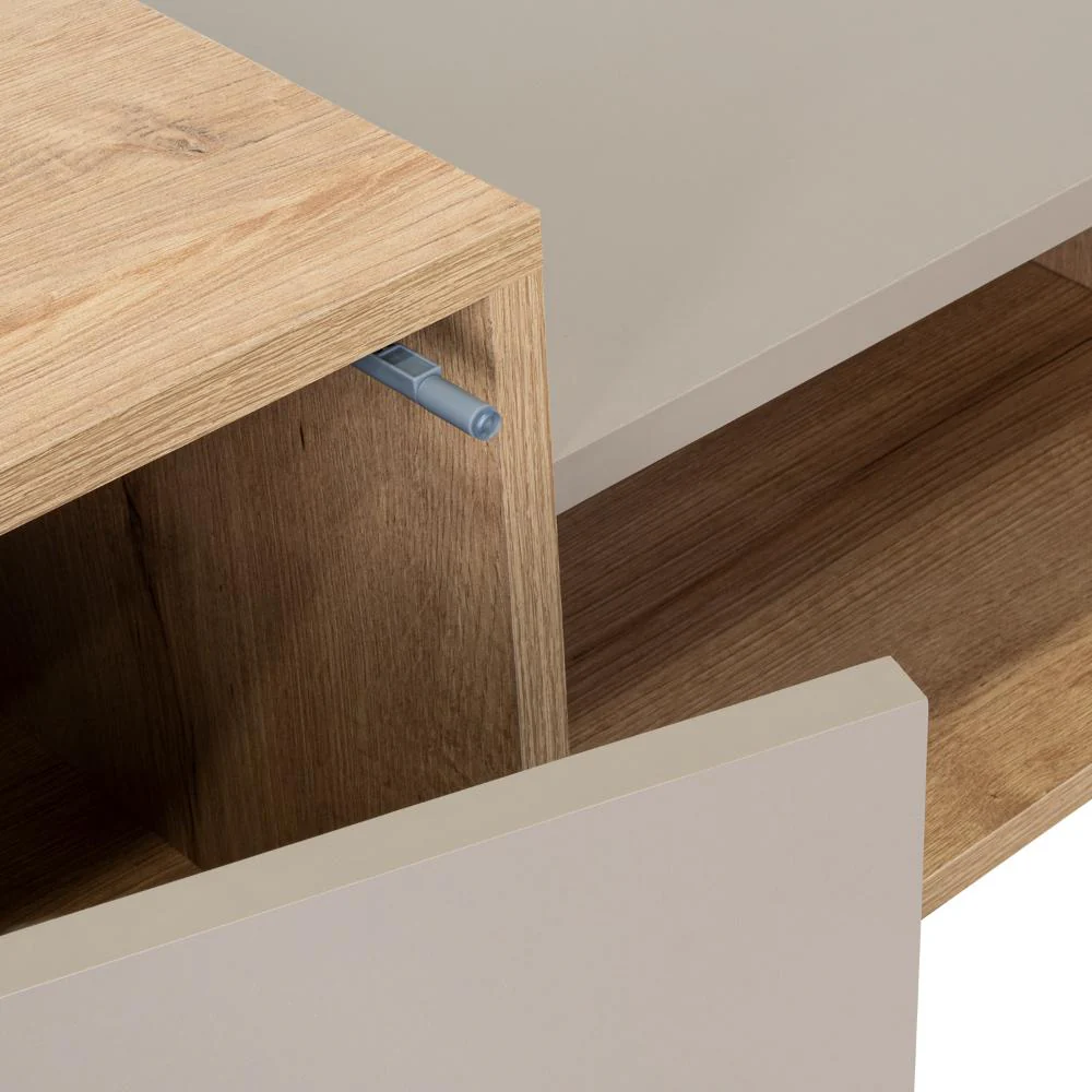 MESA DE CENTRO TRUENO, CAFÉ CLARO Y COCOA, CON AMPLIO ESPACIO IDEAL PARA UBICAR DECORACIONES - Image 15