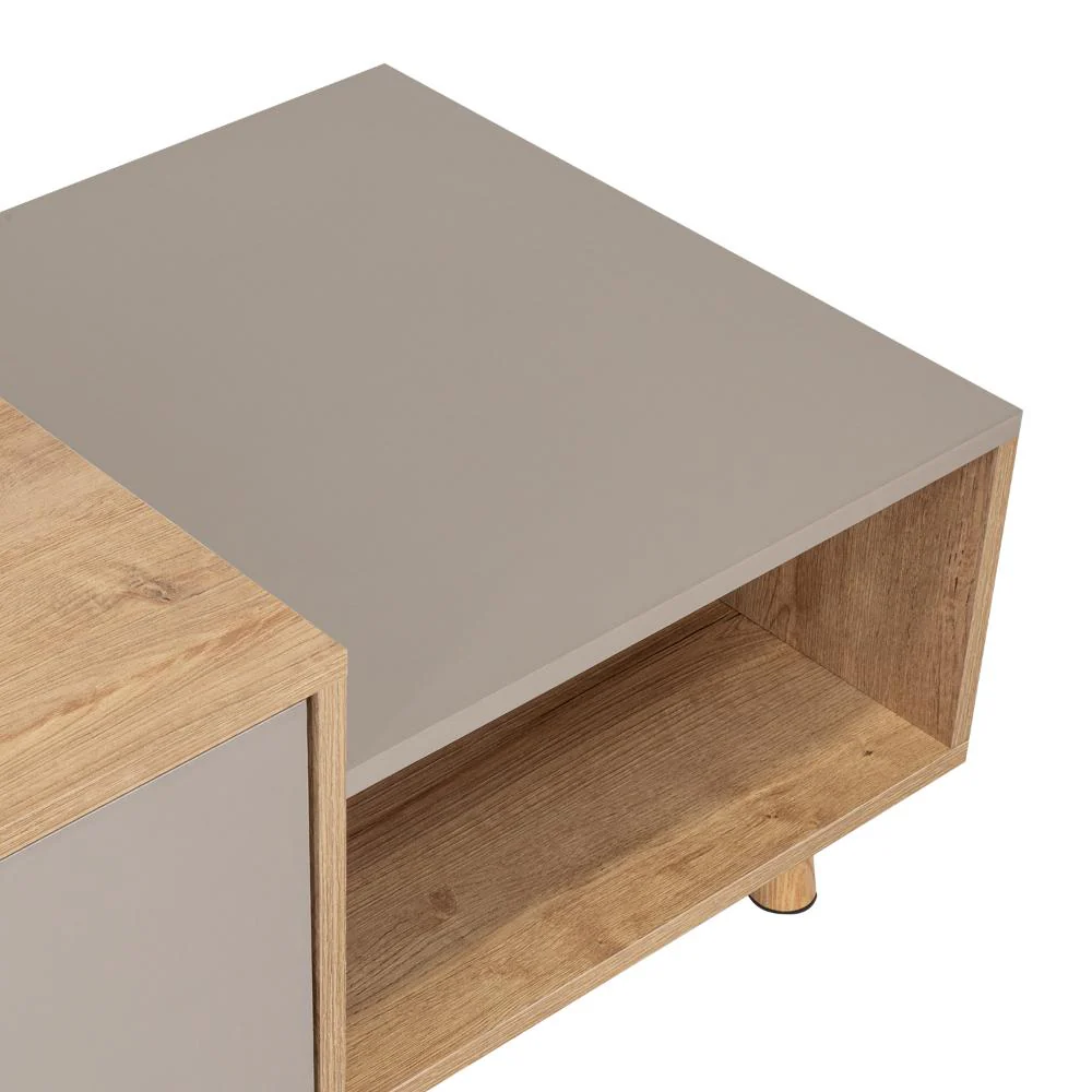 MESA DE CENTRO TRUENO, CAFÉ CLARO Y COCOA, CON AMPLIO ESPACIO IDEAL PARA UBICAR DECORACIONES - Image 17