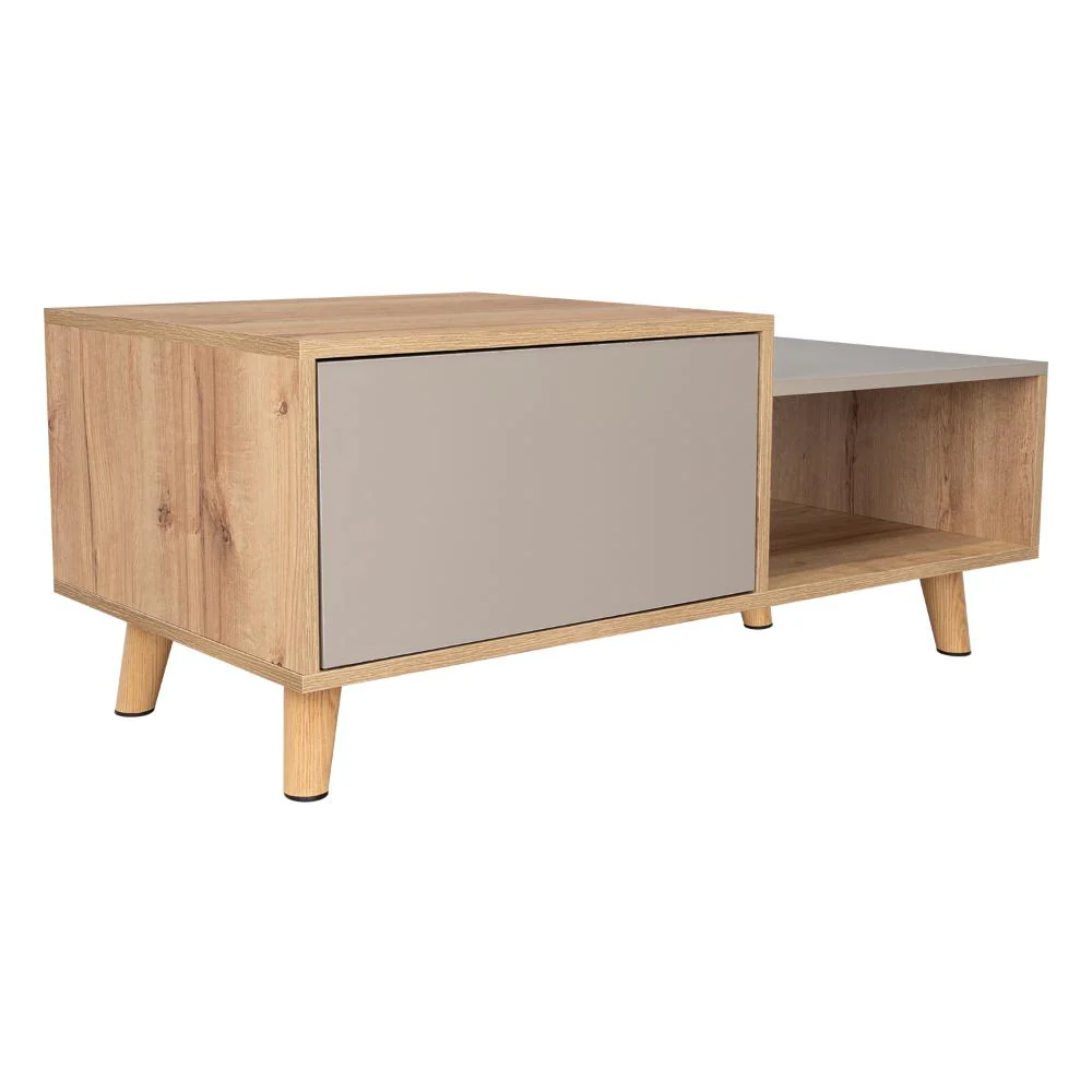 MESA DE CENTRO TRUENO, CAFÉ CLARO Y COCOA, CON AMPLIO ESPACIO IDEAL PARA UBICAR DECORACIONES - Image 9