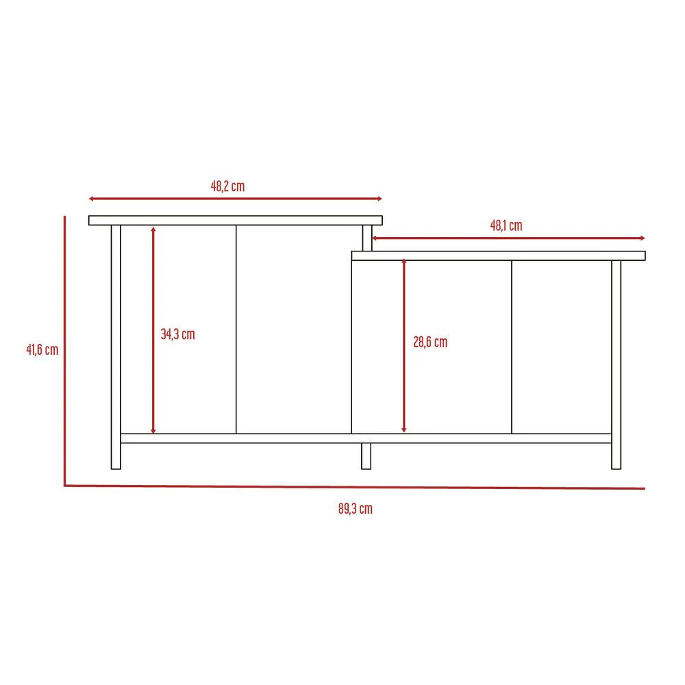 MESA DE CENTRO WEMA, MACADAMIA, CON AMPLIO ESPACIO IDEAL PARA UBICAR DECORACIONES - Image 10