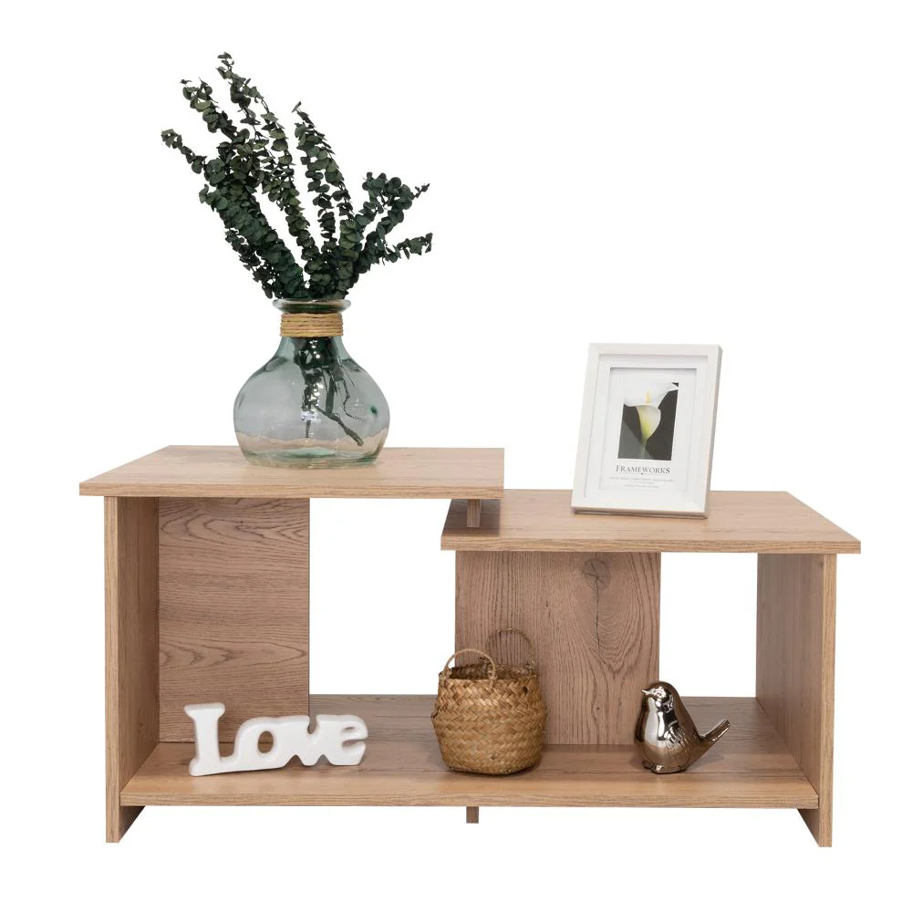 MESA DE CENTRO WEMA, MACADAMIA, CON AMPLIO ESPACIO IDEAL PARA UBICAR DECORACIONES - Image 3