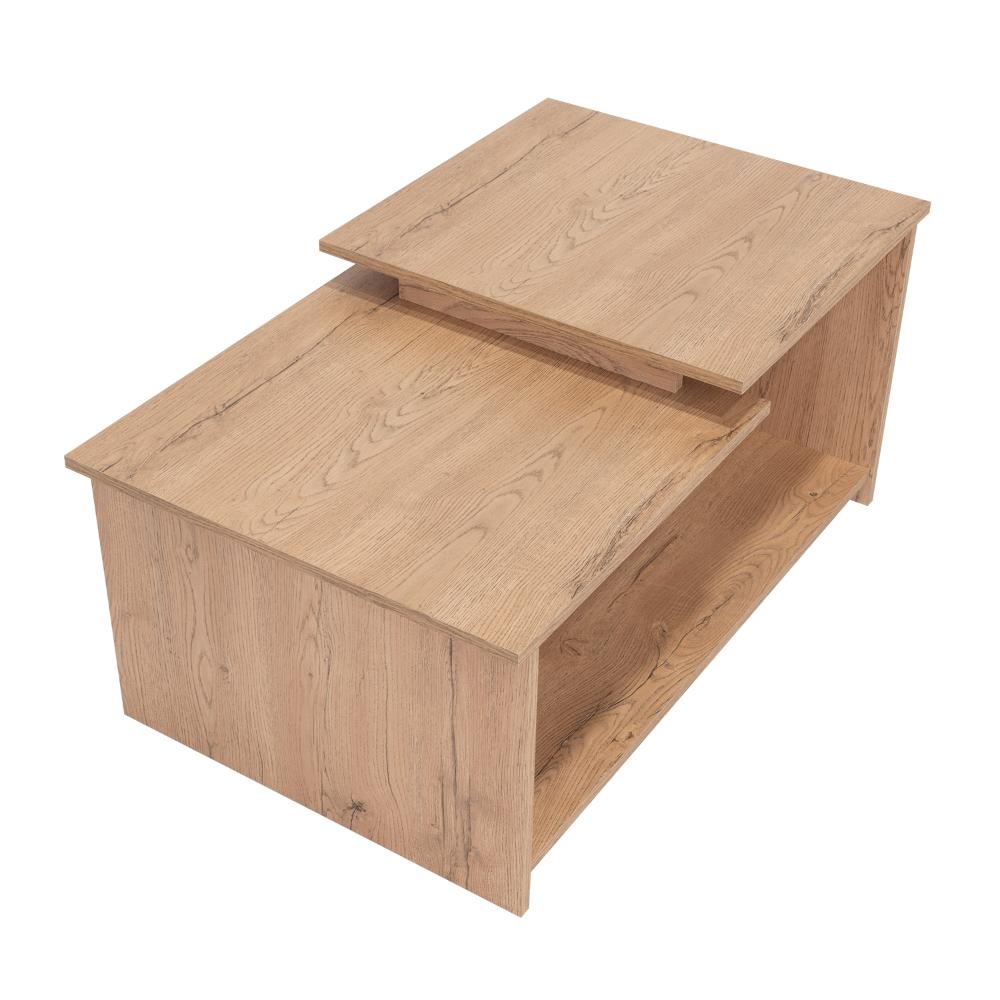 MESA DE CENTRO WEMA, MACADAMIA, CON AMPLIO ESPACIO IDEAL PARA UBICAR DECORACIONES - Image 7