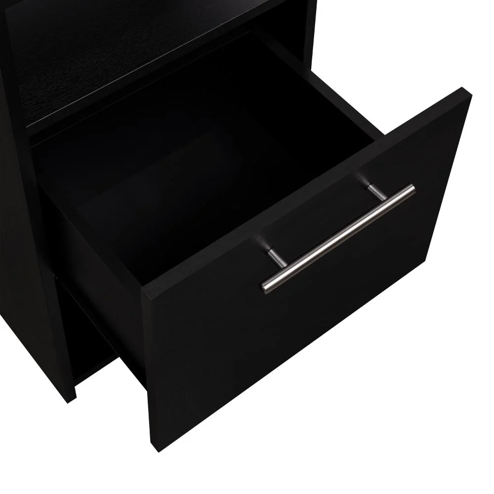 MESA DE NOCHE ALTA JENA, WENGUE, CON CAJON PARA GUARDAR OBJETOS - Image 11