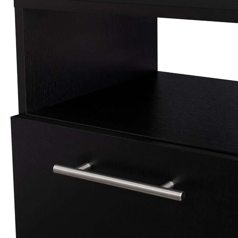 MESA DE NOCHE ALTA JENA, WENGUE, CON CAJON PARA GUARDAR OBJETOS - Image 13