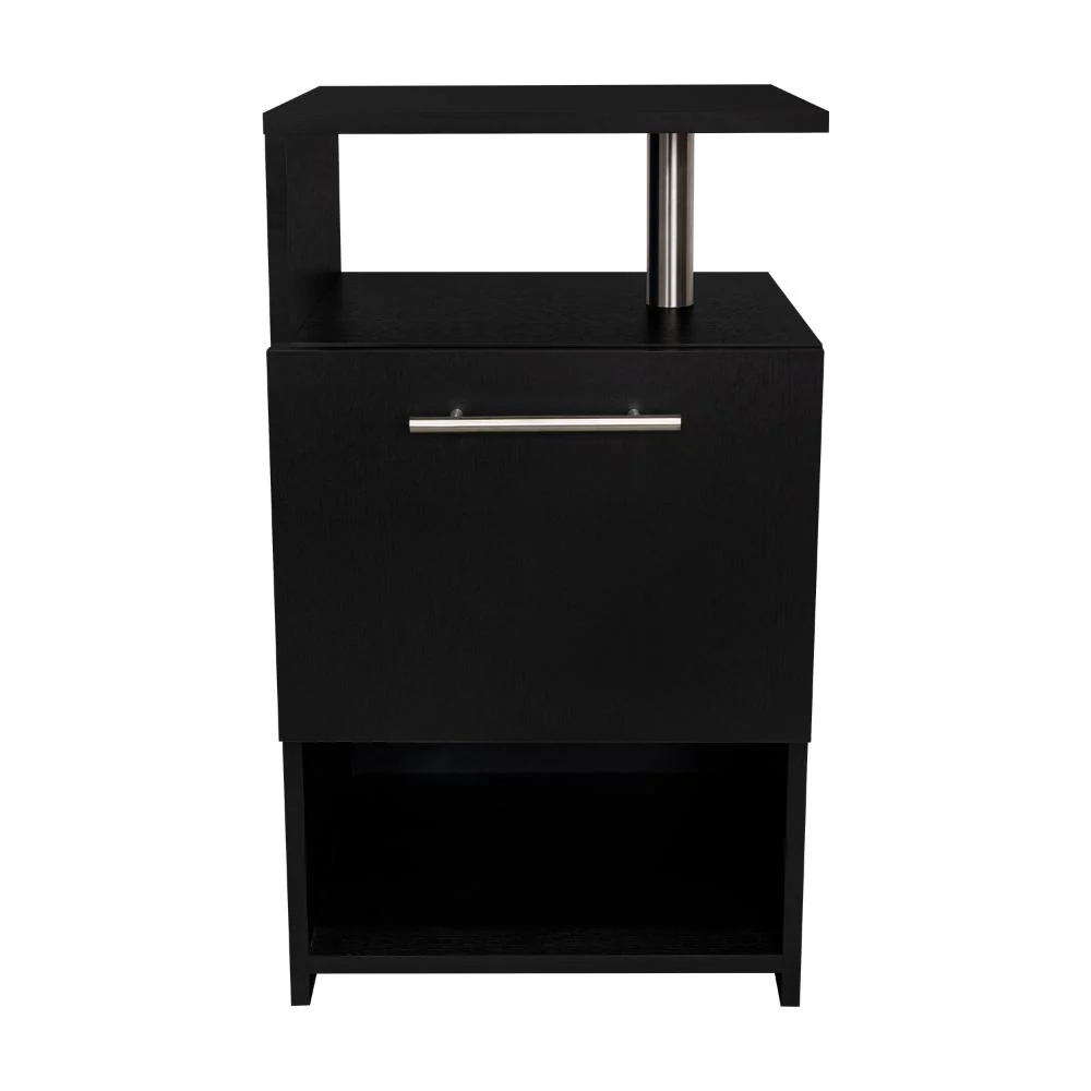 MESA DE NOCHE ALTA JENA, WENGUE, CON CAJON PARA GUARDAR OBJETOS - Image 9