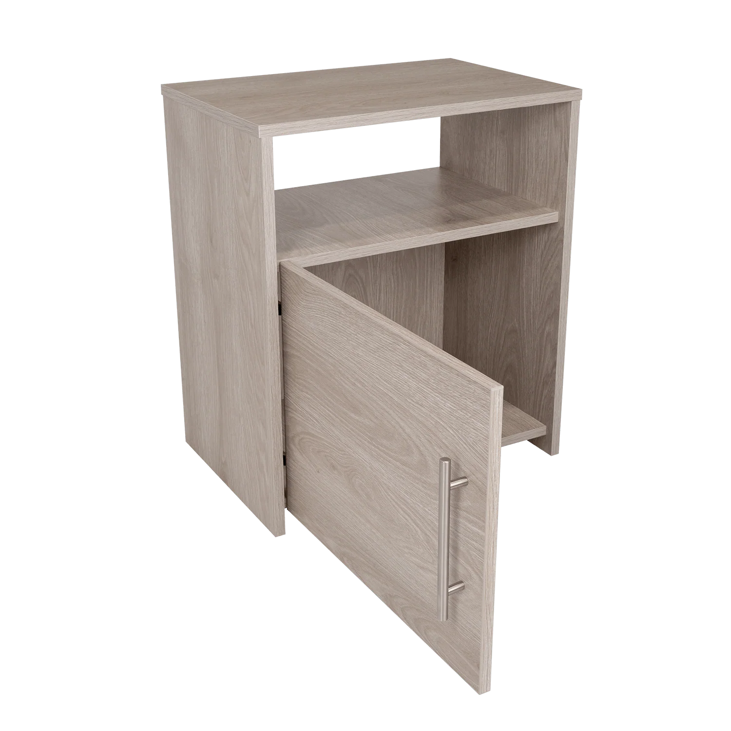 MESA DE NOCHE BRAIL, HUMO, CON ESPACIO PARA COLOCAR OBJETOS DECORATIVOS ZF - Image 8