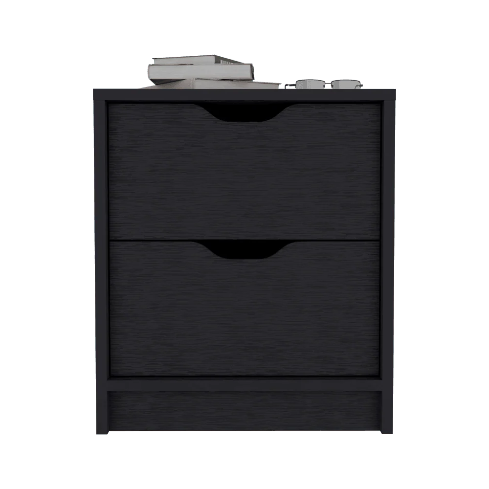 MESA DE NOCHE BRASILIA,WENGUE, CON DISEÑO PRACTICO, FUNCIONAL Y MODERNO - Image 2