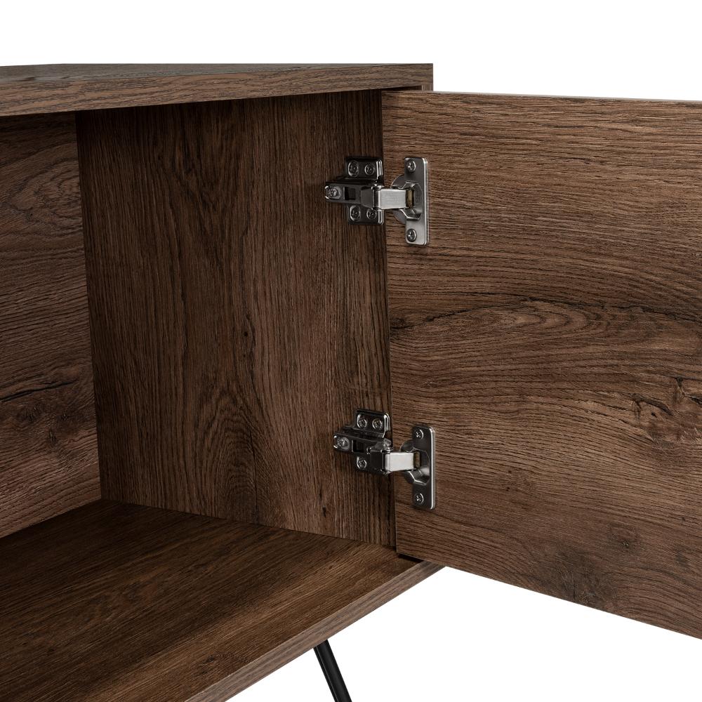 MESA PARA TV RONY, NOGAL, CON ESPACIO PARA TELEVISOR DE HASTA 75 PULGADAS - Image 9