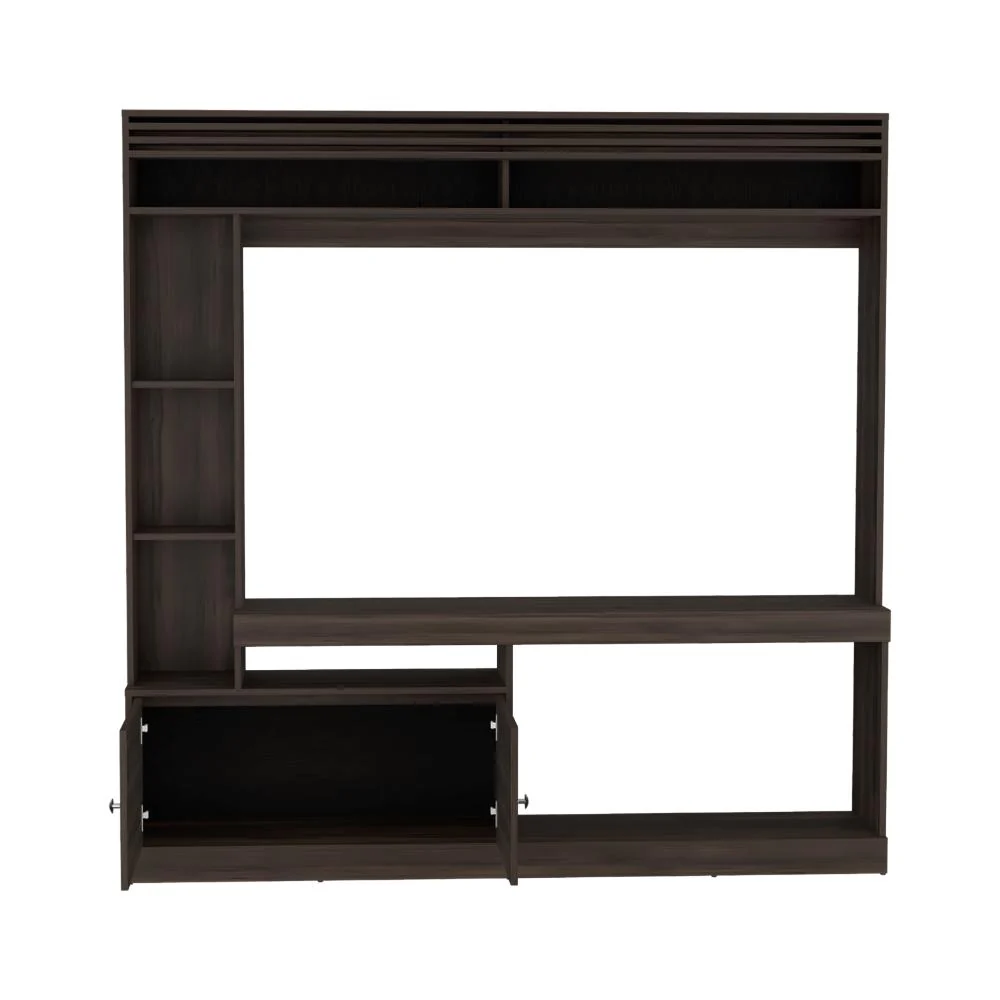 MESA PARA TV ROY, NOGAL EUROPEO, CON ESPACIO PARA TELEVISOR DE 50 PULGADAS ZF - Image 5