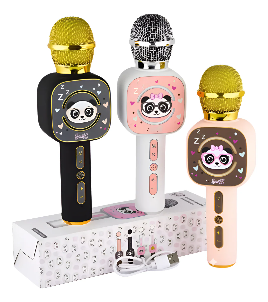 MICRÓFONO KARAOKE INALÁMBRICO NIÑOS BLUETOOTH LED PREMIUM X7 - Image 4