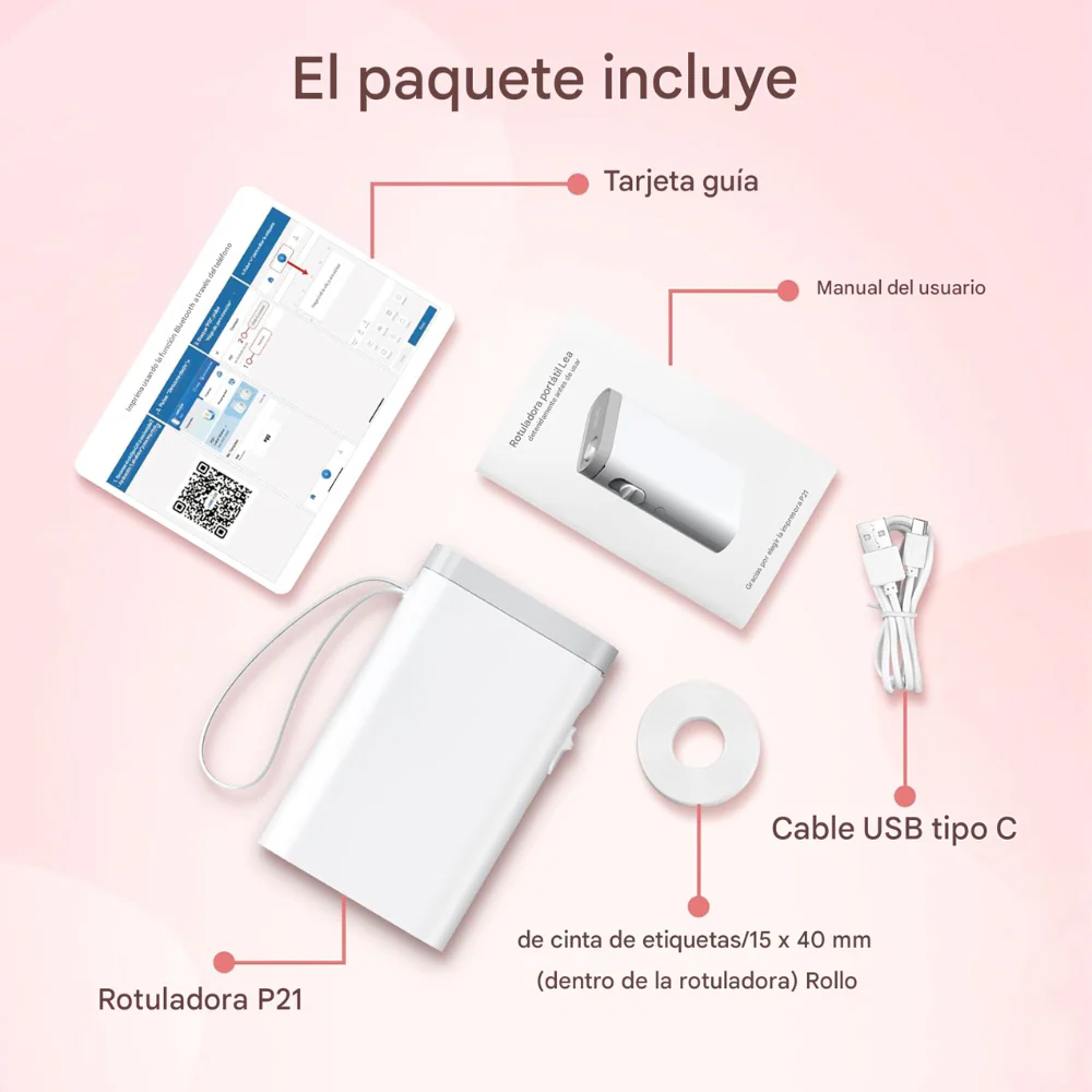 MINI IMPRESORA ETIQUETA TÉRMICA PORTÁTIL BLUETOOTH CELULAR - Image 7