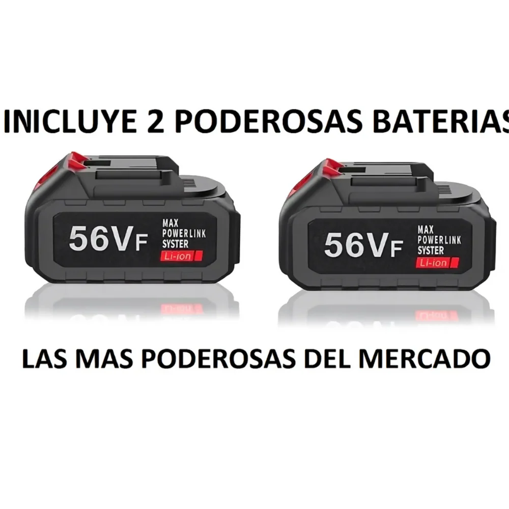 MINI SIERRA MOTOSIERRA 56V 2 CADENAS INALÁMBRICA 2 BATERÍAS - Image 3