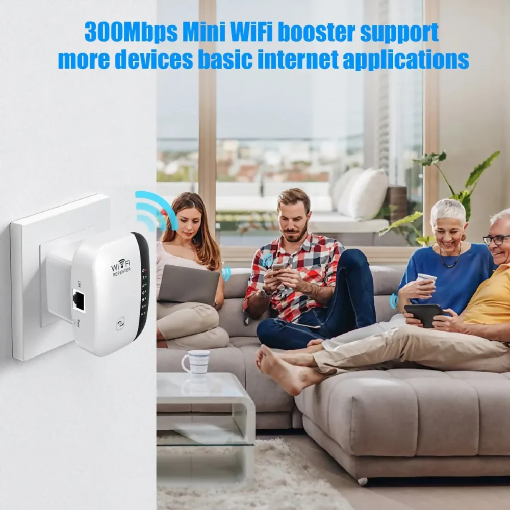 MODEM REPETIDOR WIFI MINI 2.4GHZ AMPLIFICA SEÑAL 300MBPS - Image 5