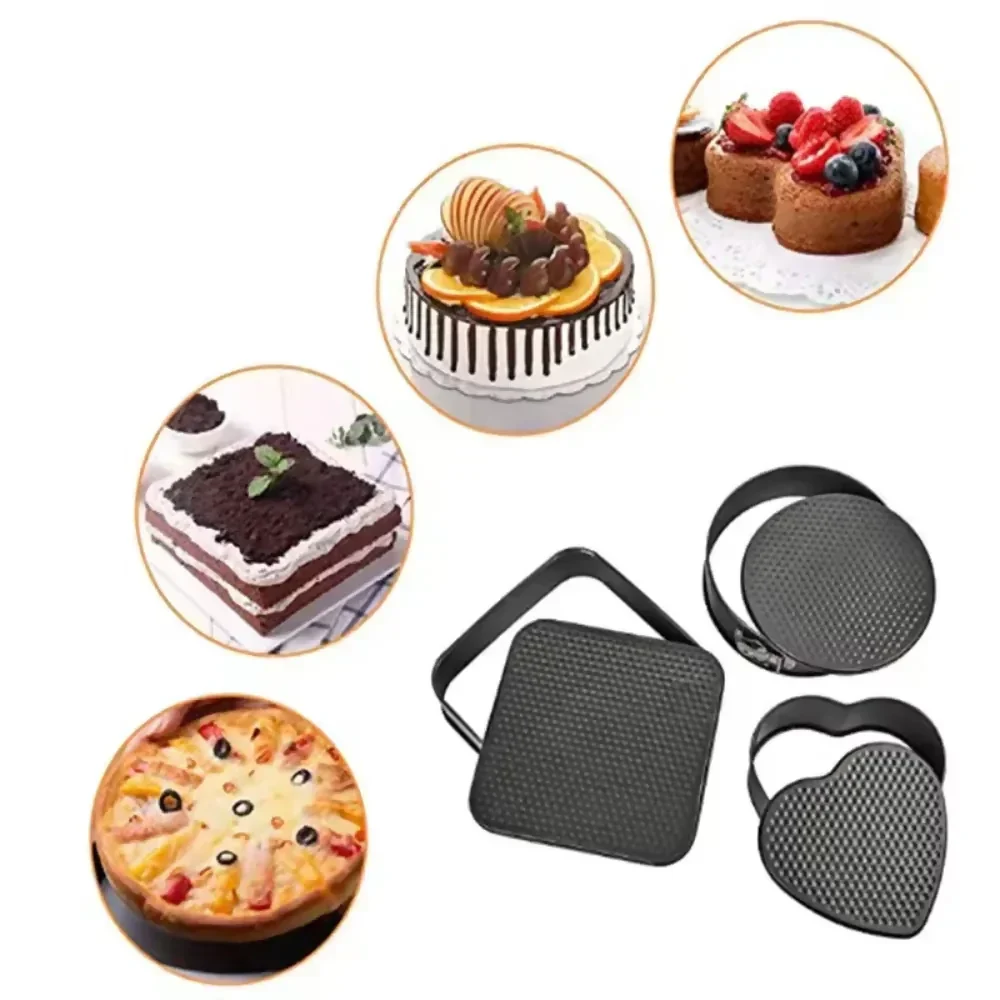 MOLDES PARA TORTAS X3 PCS CON KIT DE PASTELERÍA 66 PCS COMBO - Image 4