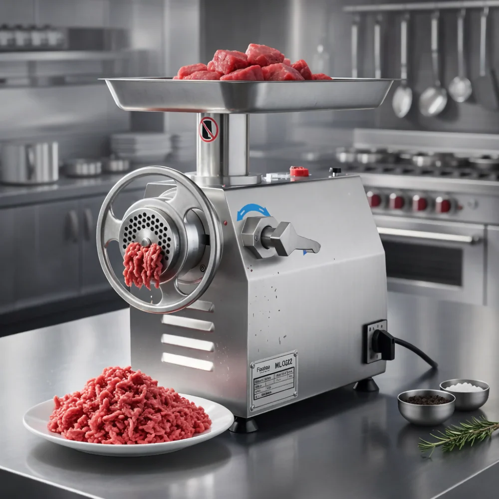 MOLINO CARNE PICADOR INDUSTRIAL #22 ACERO INOXIDABLE 250KG 110V