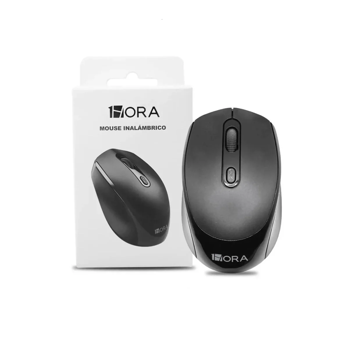 MOUSE INALÁMBRICO RAT001 NEGRO (USB 2.4 GHZ - PILA AA) - Image 3