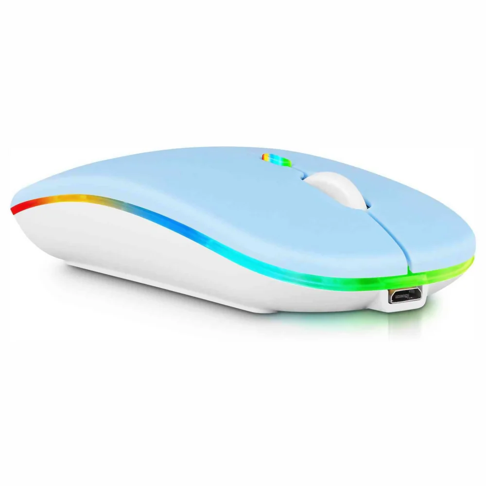 MOUSE INALÁMBRICO RECARGABLE LED DE 2.4 GHZ BLUETOOTH WEIBO - Image 2