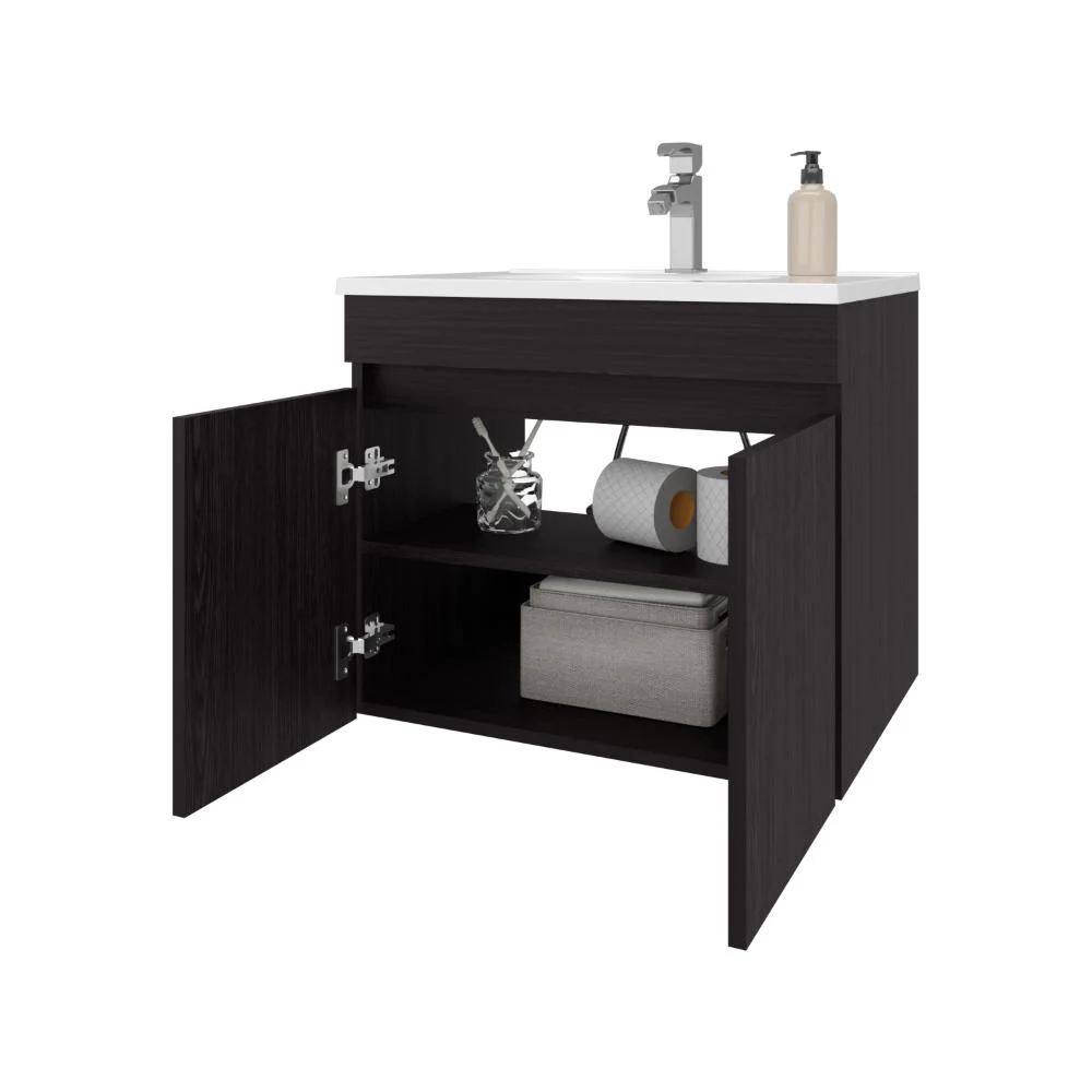 MUEBLE LAVAMANOS CHAUX 60, WENGUE KRONOS, INCLUYE LAVAMANOS PRAIA 60 ZF - Image 2