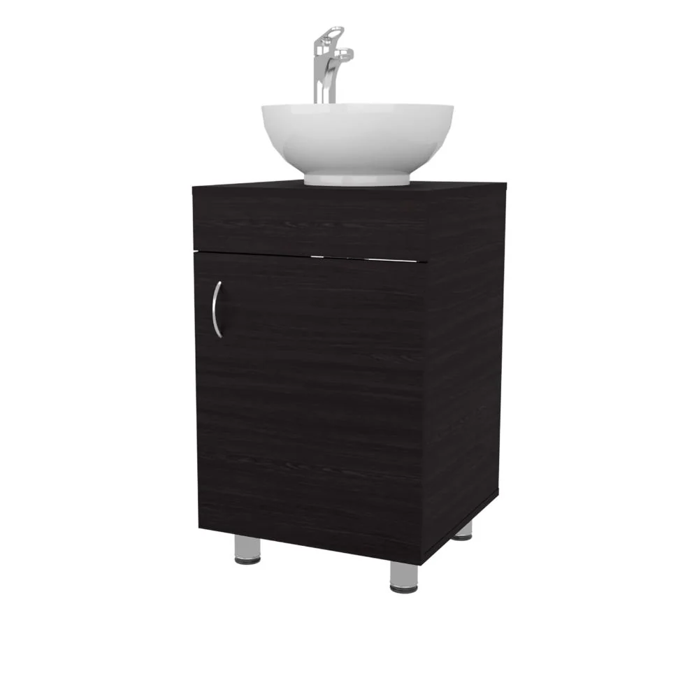 MUEBLE LAVAMANOS TACNA, WENGUE, INCLUYE LAVAMANOS VASSEL SABINA ZF