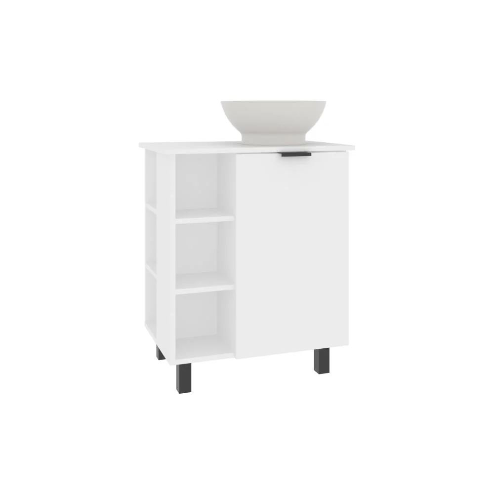 MUEBLE PARA LAVAMANOS ALEGRA, BLANCO DUQUEZA, INCLUYE LAVAMANOS VESSEL SABINA ZF - Image 5