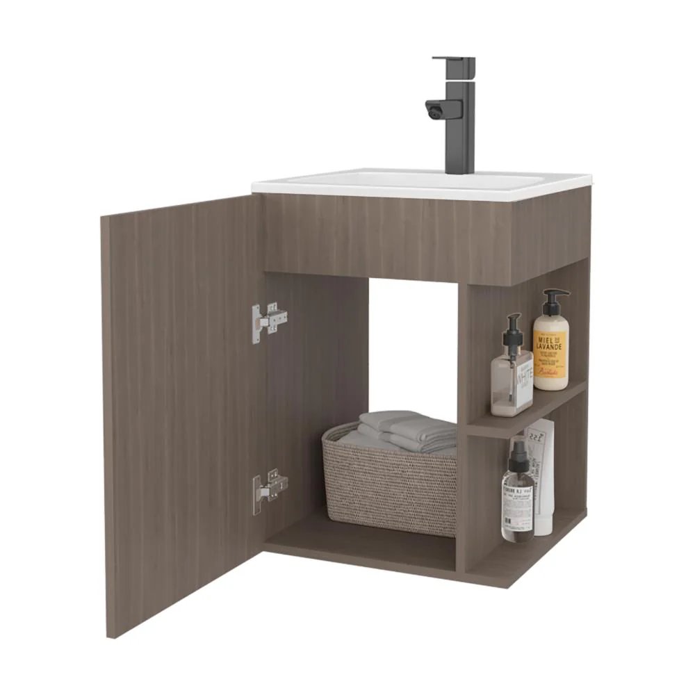MUEBLE PARA LAVAMANOS COLTON, BARDOLINO, INCLUYE LAVAMANOS PRAIA 45 ZF