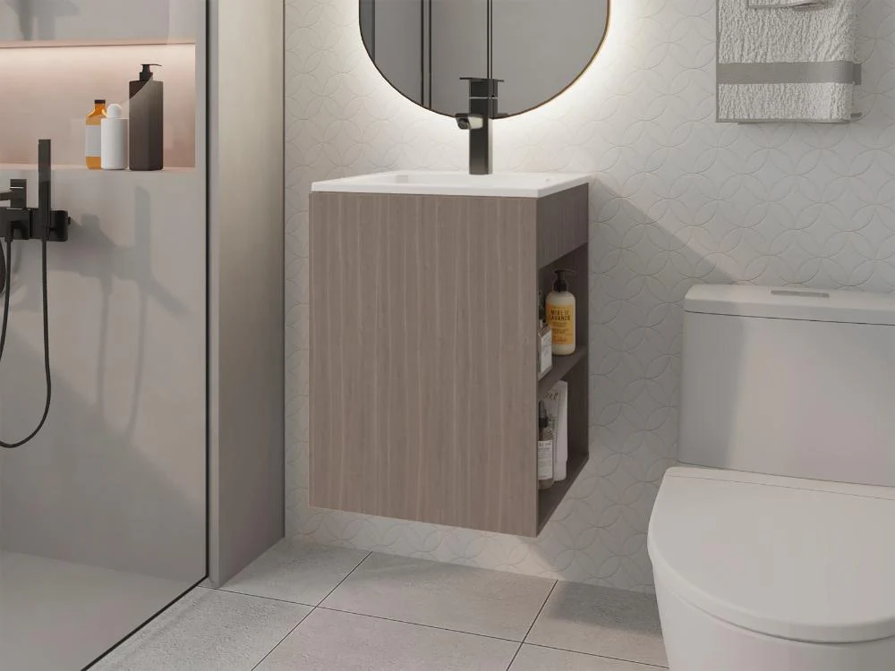 MUEBLE PARA LAVAMANOS COLTON, BARDOLINO, INCLUYE LAVAMANOS PRAIA 45 ZF - Image 2