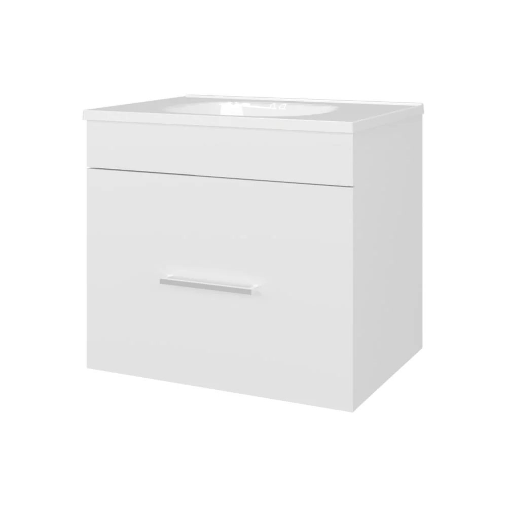 MUEBLE PARA LAVAMANOS HATTA, BLANCO DUQUEZA, INCLUYE LAVAMANOS PRAIA 60 ZF - Image 5
