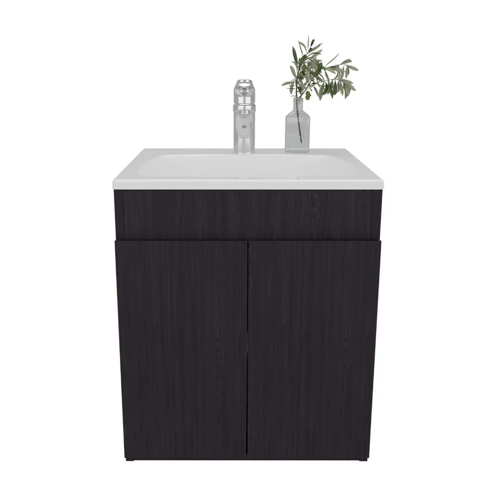 MUEBLE PARA LAVAMANOS MEKA, WENGUE, INCLUYE LAVAMANOS PRAIA 45 ZF - Image 6