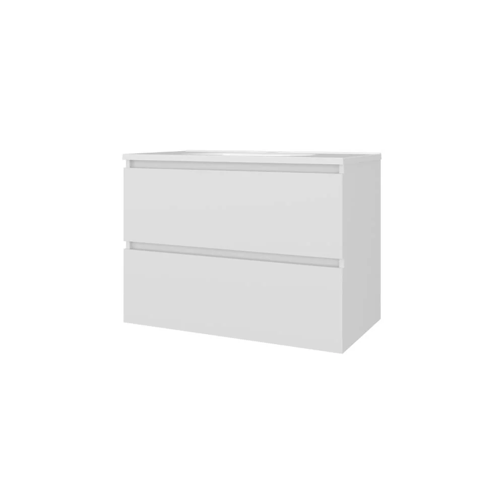 MUEBLE PARA LAVAMANOS OPALO, BLANCO DUQUEZA, INCLUYE LAVAMANOS PRAIA 80 ZF - Image 5