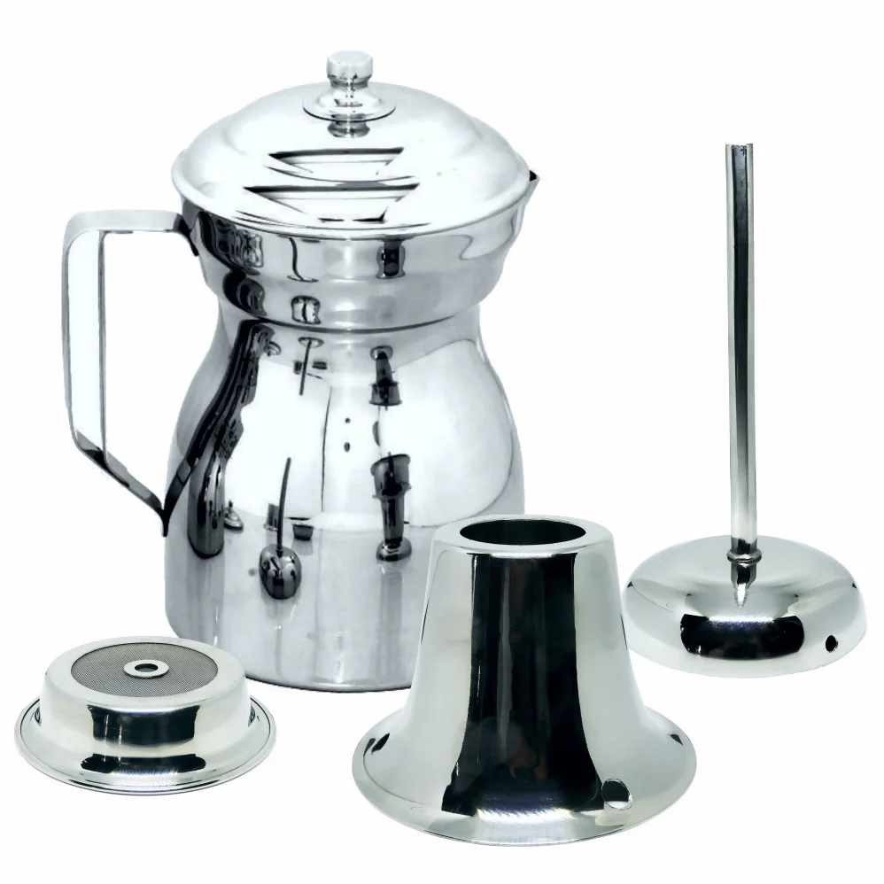 OLLETA CHOCOLATERA CAFETERA EN ACERO QUIRÚRGICO INOXIDABLE 1.5L