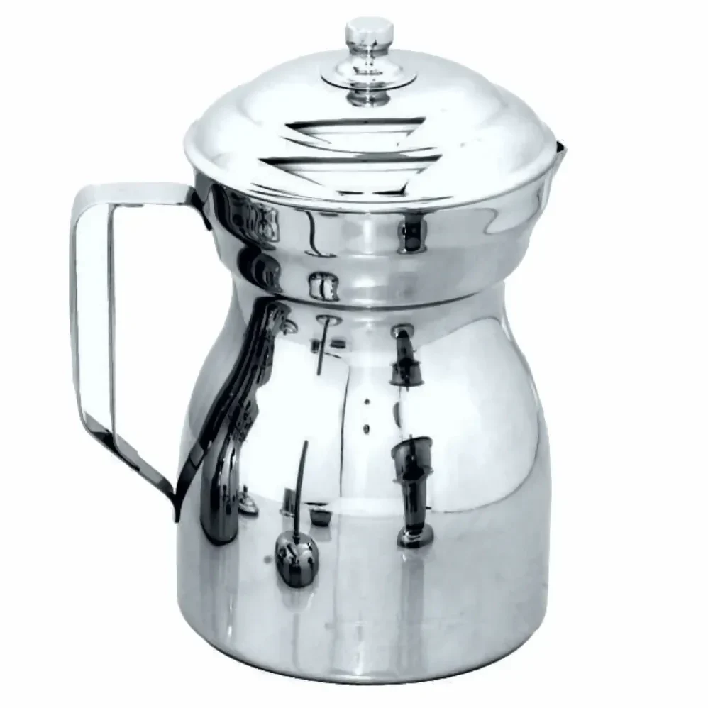 OLLETA CHOCOLATERA CAFETERA EN ACERO QUIRĂRGICO INOXIDABLE 2L