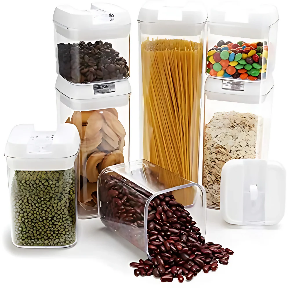 ORGANIZADOR FRASCOS HERMÉTICOS PARA COCINA X7 RECIPIENTES - Image 5